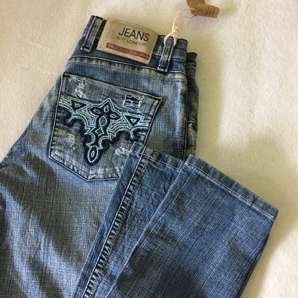 Dolls Kill Boy London Distressed Jeans